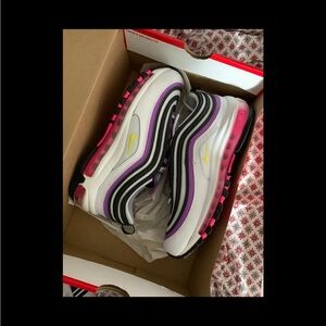 Nike W Air Max - White and Dynamic Yellow